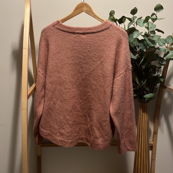 From Palmer Salmon Oversized Long Sleeve Sweater - Picture 4 of 4